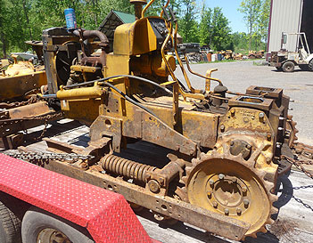 Salvaged construction equip parts NY